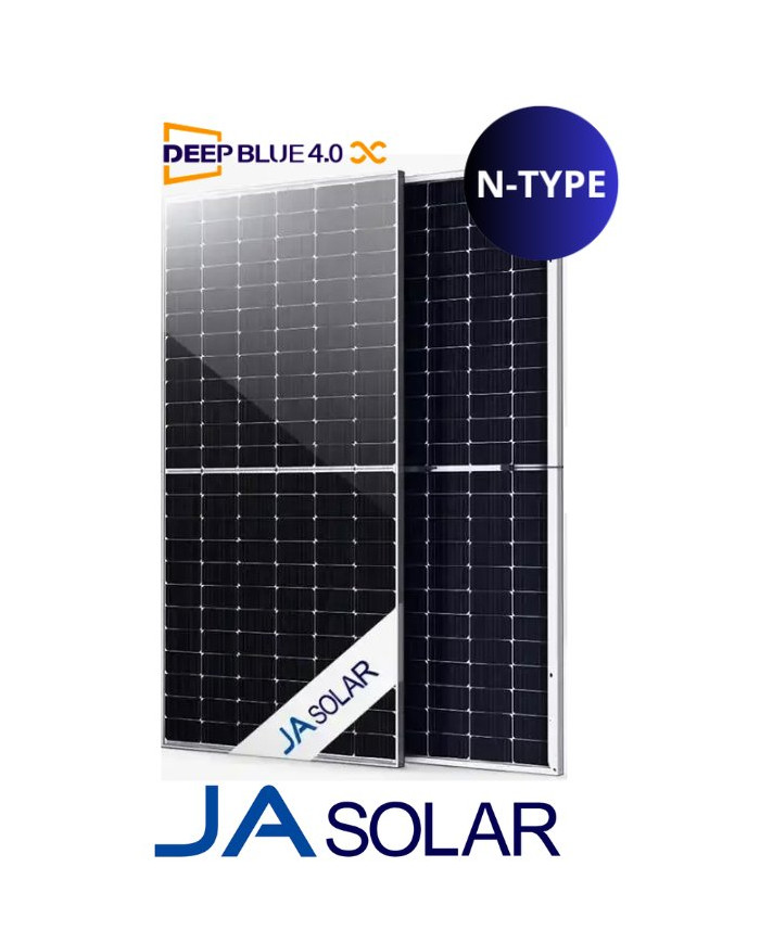 ja solar jam72d42-625/lb 625w n-type bifacial double glass rama