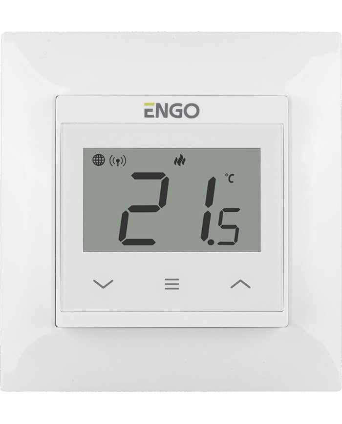 ENGO Controls E55-W Wi-Fi Säätö, 230V, Valkoinen