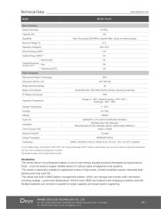 DEYE SE-G5.1-Pro-B 51.2V 100Ah 5.12kWh Bateria