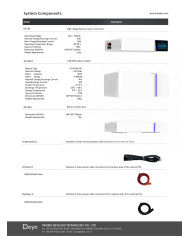 DEYE SE-G5.1-Pro-B 51.2V 100Ah 5.12kWh Bateria