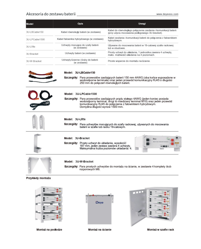 DEYE SE-G5.1-Pro-B 51.2V 100Ah 5.12kWh Bateria