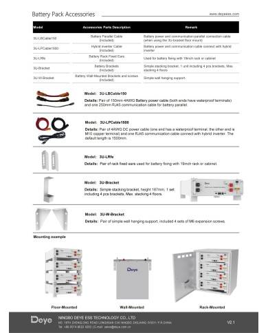 DEYE SE-G5.1-Pro-B 51.2V 100Ah 5.12kWh Battery