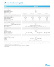Deye BOS-G PRO 5.12kWh Baterie HV - En-gros UE