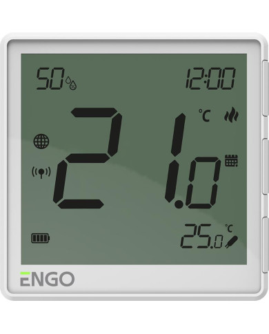 ENGO EONE-BATW Thermostat Smart Blanc ZigBee Li-Ion