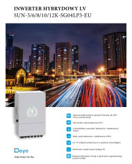 Deye SUN-12K-SG04LP3-EU 12kW Inversor Híbrido Trifásico