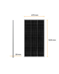 EPEVER M12-66-180 Zonnepaneel 180W