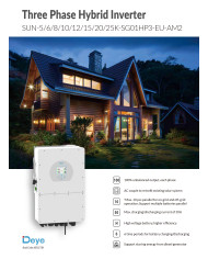 Deye SUN-15K-SG01HP3-EU-AM2 Hybride Omvormer