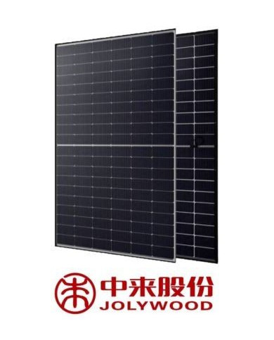 Jolywood Niwa Black JW-HD108N-R2-500W Bifacial Cadre Noir