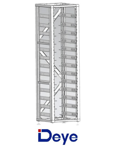 DEYE Rack BOS-GM5.1 HV 13-emplacements - Rack Batterie