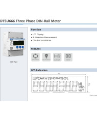 Chint DTSU666 Energy Meter - Three-Phase, Bidirectional