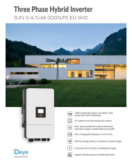 Deye SUN-6K-SG05LP3-EU-SM2 6kW Inversor Híbrido
