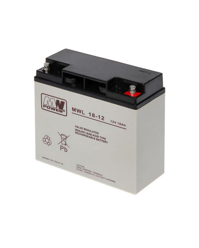 AGM Akku 12V 18Ah M5-liittimillä