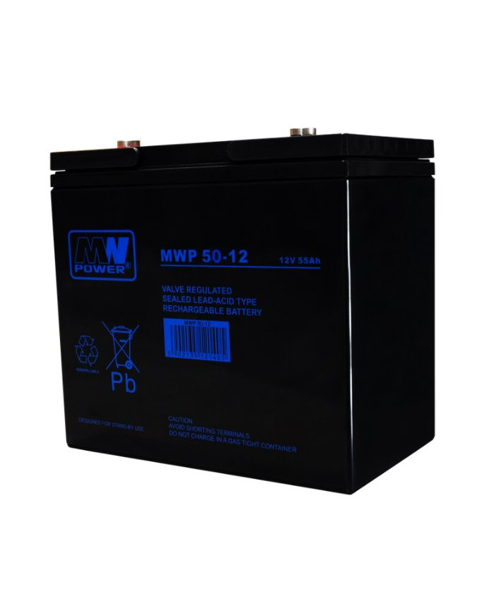 MW Power MWP 50-12 AGM Akumulator 12V 50Ah