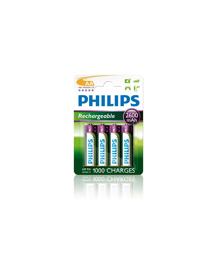 Philips MultiLife AA NiMH Akumuliatoriai 2600mAh 4 vnt.