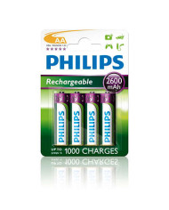 Philips MultiLife AA NiMH Batterijen 2600mAh 4 stuks