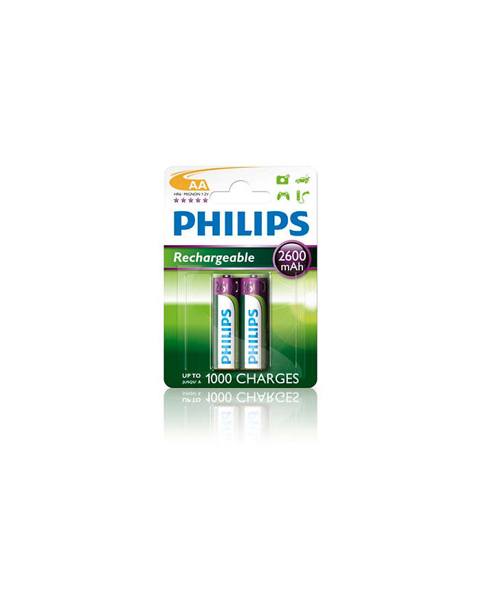 Philips MultiLife AA NiMH Akkus 2600mAh (2 Stück)