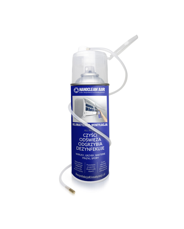 NANOCLEAN AIR 400ml Espuma Biocida para Ar Condicionado