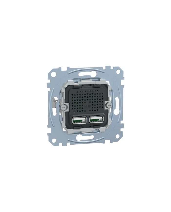 Schneider Electric Merten System M Cargador USB A+A 2.1A