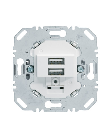 Hager Berker one.platform USB Laadmechanisme, 2x USB-A, 3A