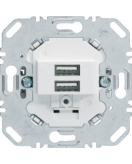 Hager Berker one.platform Mécanisme Charge USB, 2x USB-A, 3A