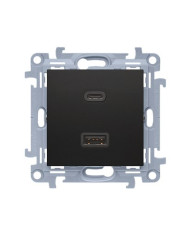 KONTAKT-SIMON Simon 10 USB-C/A Charger 30W QC Matte Black