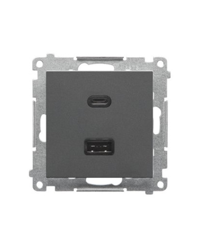 KONTAKT-SIMON Simon 55 Topelt USB Laadija Moodul A+C 30W