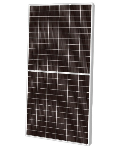 SUNOVA SS-BG-550-72MDH 550W Bifacial Solpanel Silverram