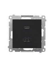 KONTAKT-SIMON Simon 55 Dubbele USB Lader Module A+C, 18W