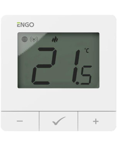 ENGO Controls E25-230W Termostat ZigBee/868MHz 230V Biały