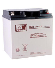 MWPower MWL24-12 AGM Aku 12V 24Ah (M5)