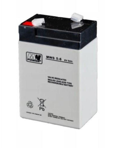 Green Cell Batteria AGM VRLA 6V 5Ah Terminali F1/T1