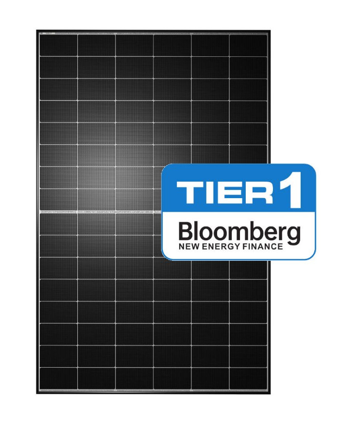 TW Solar TWMNH-48HW460 460W Melns Rāmis Saules Panelis