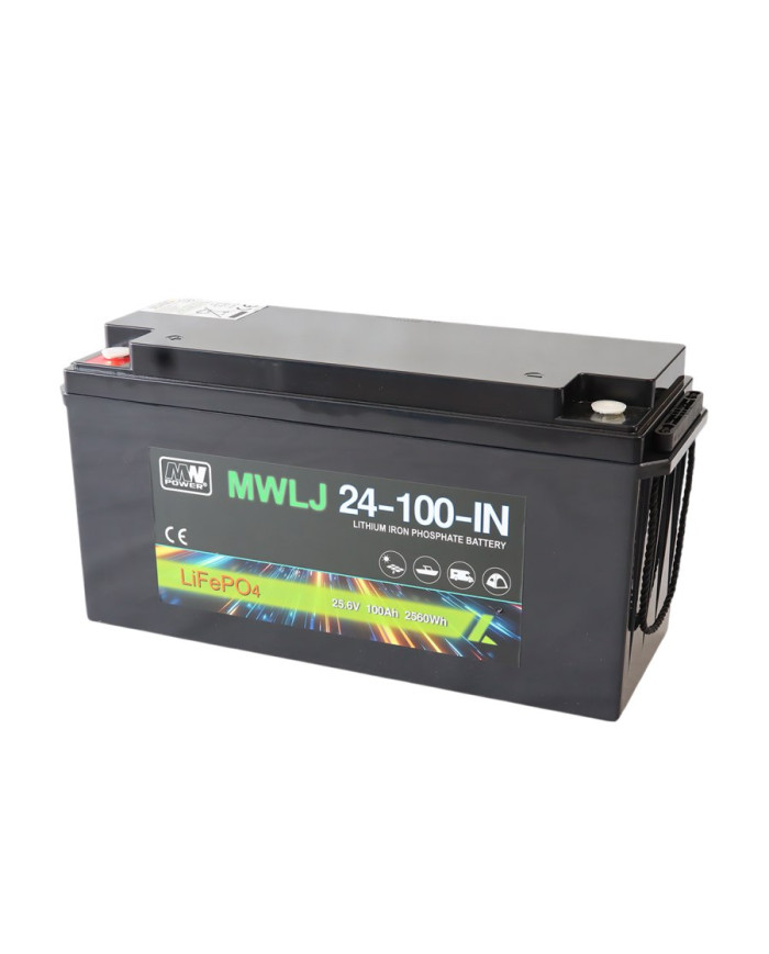 Batería LiFePO4 Smart 25.6V 100Ah, BMS, Bluetooth