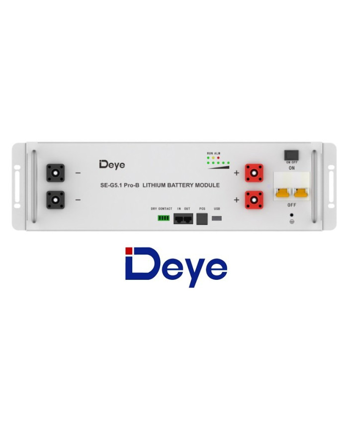 DEYE SE-G5.1 Pro-B LiFePO4 Battery 5.12kWh 51.2V