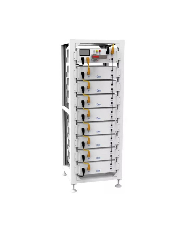 DEYE 3U-LRACK Stovas BOS-GM5.1 HV Baterijoms