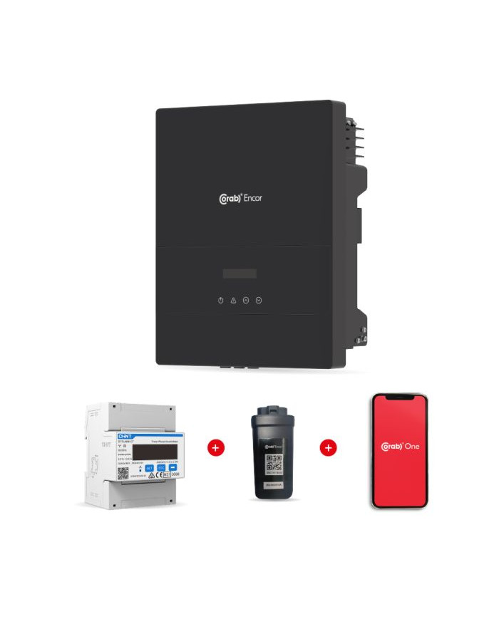 Corab Encor 12K Invertors + CHINT DTSU666-CT Skaitītājs