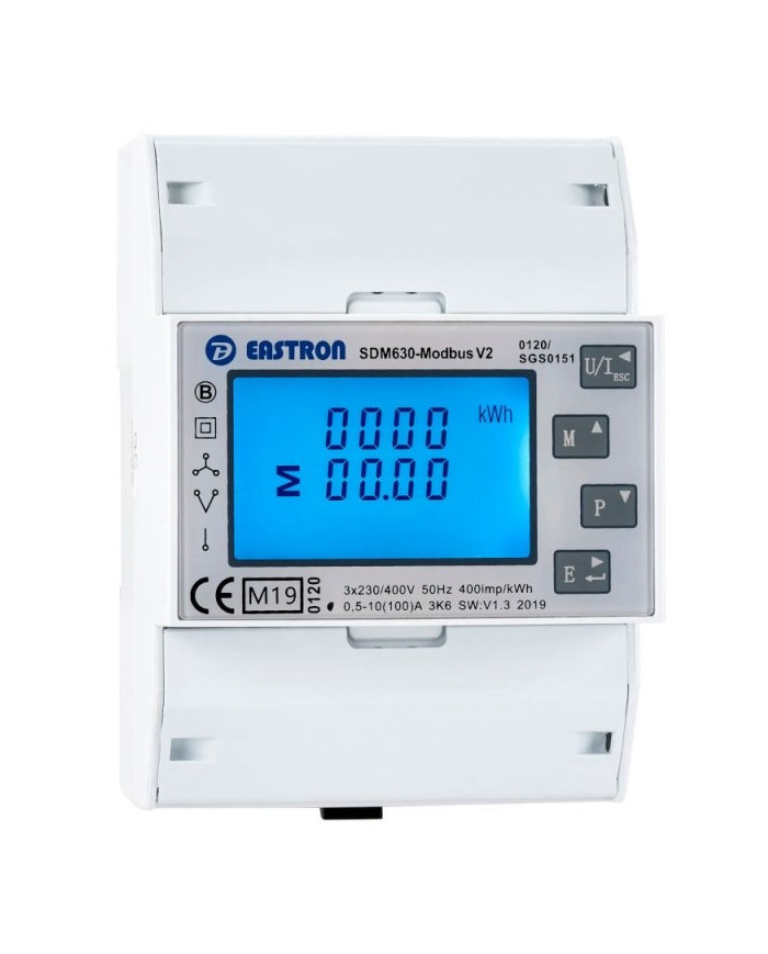 Energetický měřič Solplanet EASTRON SDM630-MCT 3-fázový