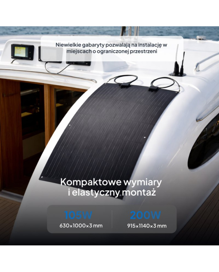 EPEVER SAT-105-F8ME 105W Joustava Aurinkopaneeli