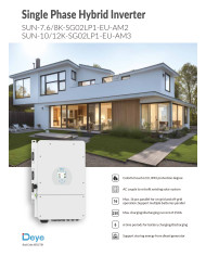 DEYE SUN-10K-SG02LP1-EU 10 kW Onduleur Hybride