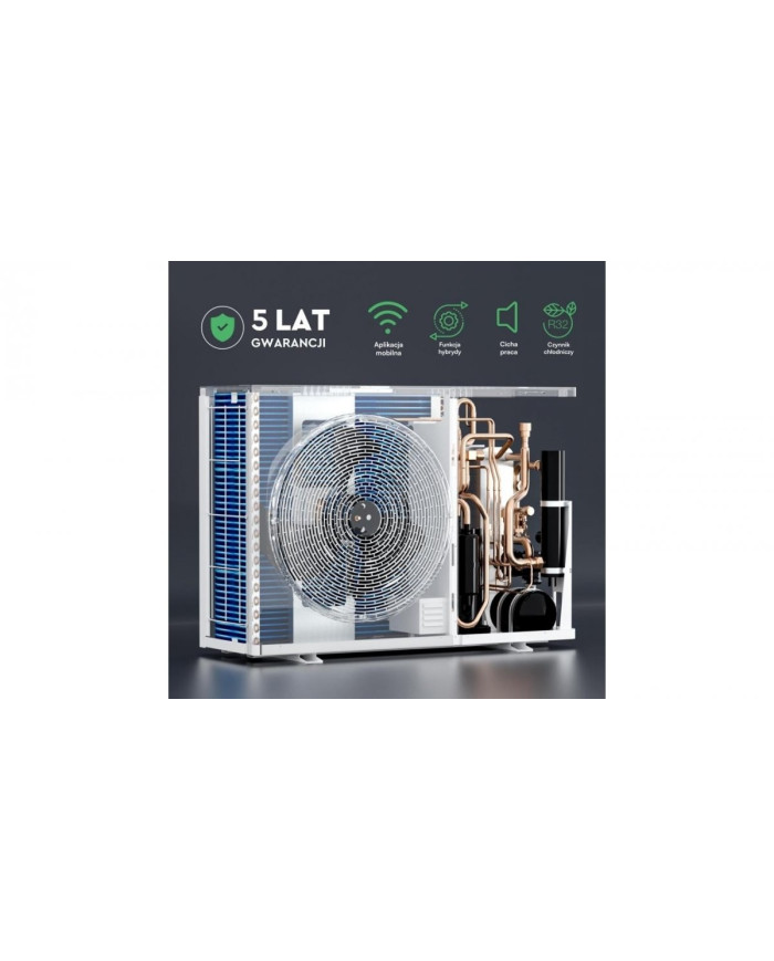 V-TAC GAJA R32 12kW 1-phasige Wärmepumpe