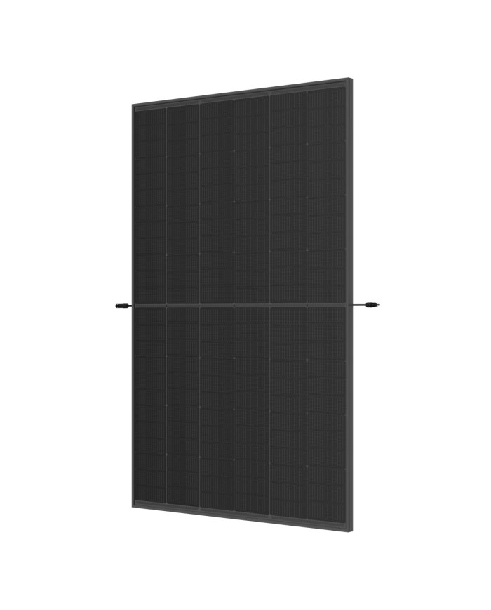 Trina Solar NEG9R.25 445W N-Type Dual Glass Melns Rāmis