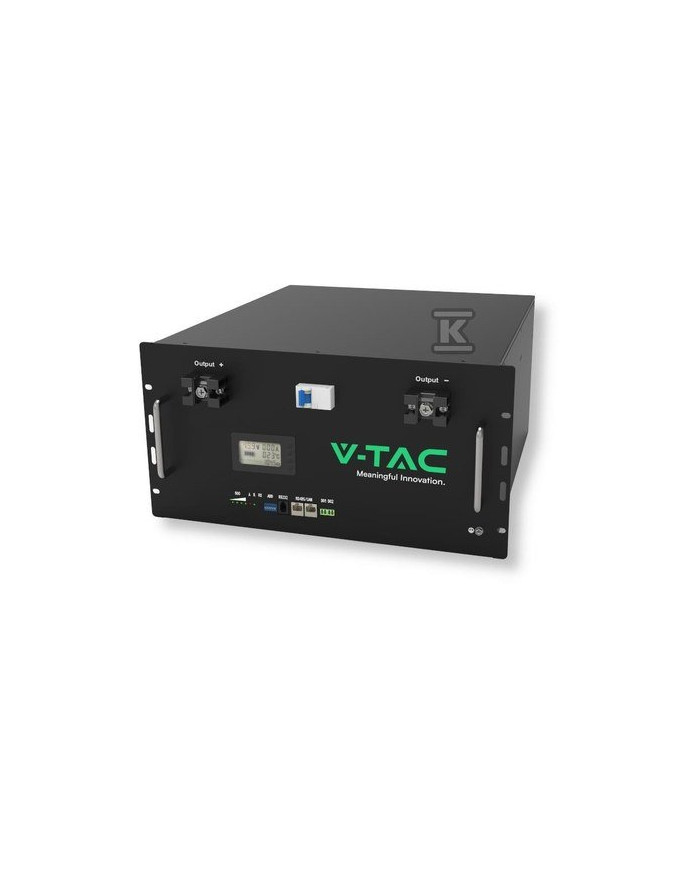 V-TAC accumulatore di energia monofase 9.6kWh RACK 48V 200Ah LiFePO4 VT-48200B