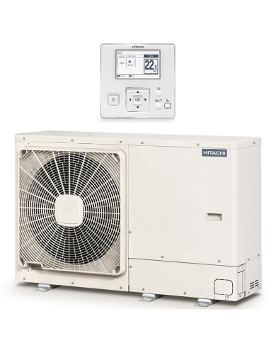Hitachi Yutaki M R32 Monoblokk Hőszivattyú 8 kW Egyfázisú