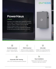 Dyness PowerHaus 5.12 kWh LiFePO4 Otthoni Akkumulátor IP66