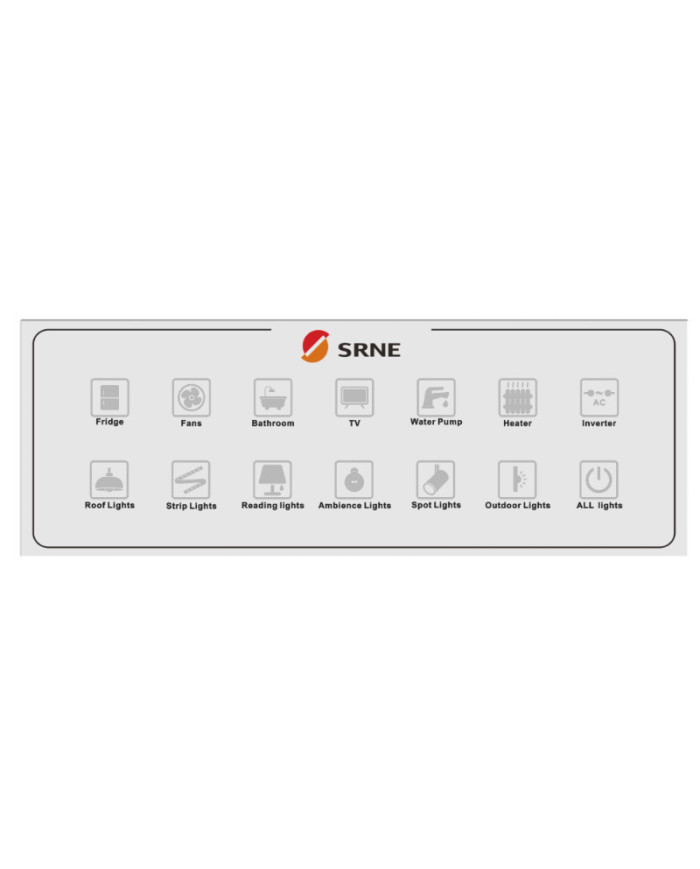TECH Sterowniki RM12 Touch Room Panel