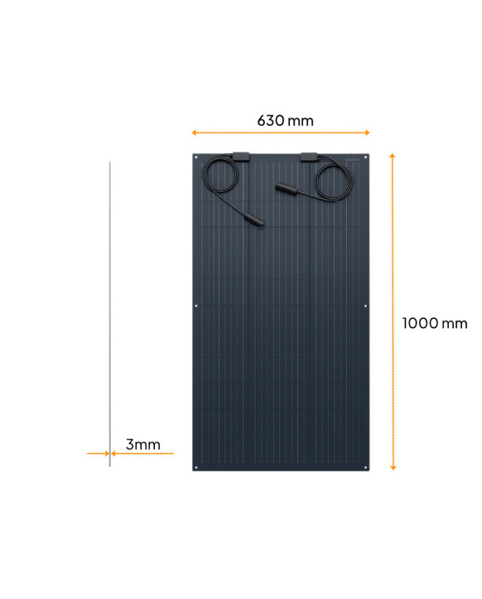 EPEVER SAT-105-F8ME 105W Elastīgais Saules Panelis