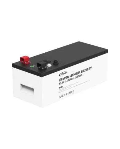 EPEVER Batteria LiFePO4 LBT12200-S-U 12.8V 200Ah IP65