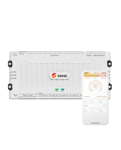 SRNE Display LCD de Monitoramento RMA-7 Medidor Remoto