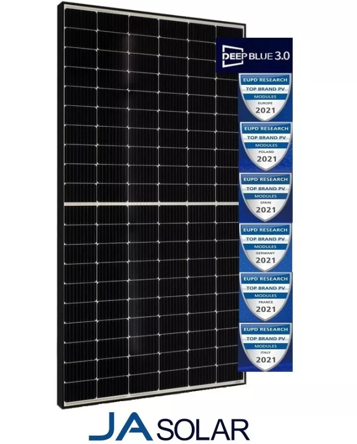 JA SOLAR JAM60S20-HC MONO 385W MR Schwarzer Rahmen