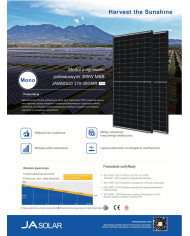 JA SOLAR JAM60S20-HC MONO 385W MR Μαύρο Πλαίσιο